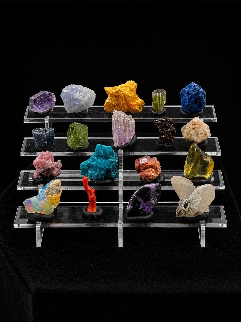 Mini Display with 18 specimens